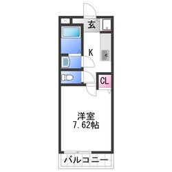 Ｋ セゾン春木の物件間取画像